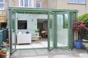 aluminium bi-folding doors great dunmow