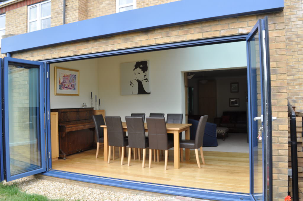 aluminium bi-folding doors great dunmow