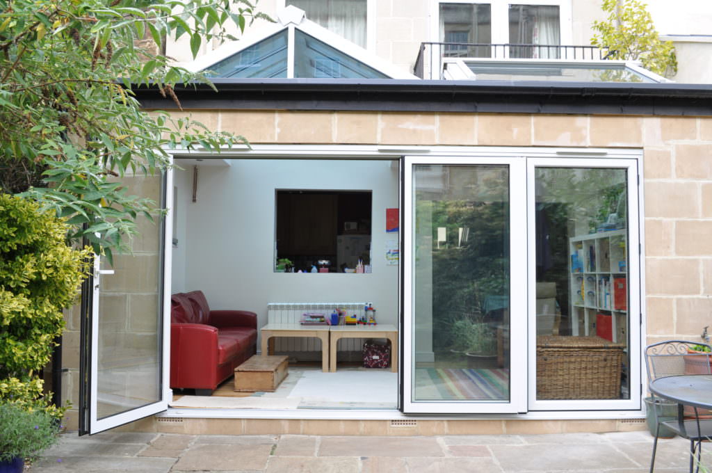 aluminium bi-folding doors great dunmow