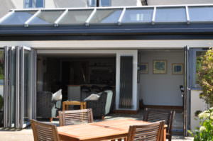 aluminium bi-folding doors great dunmow