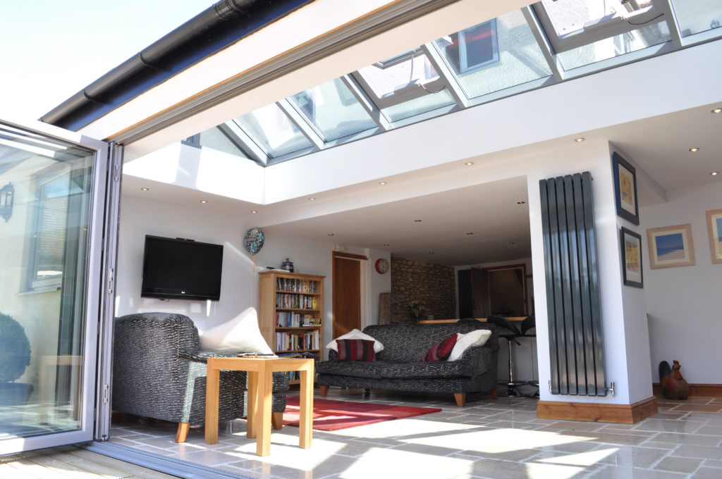 aluminium bi-folding doors Saffron Walden