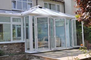 aluminium bi-folding doors great dunmow