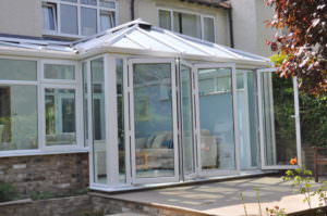 aluminium bi-folding doors great dunmow