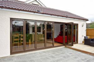 aluminium bi-folding doors great dunmow