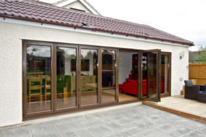 aluminium bi-folding doors great dunmow
