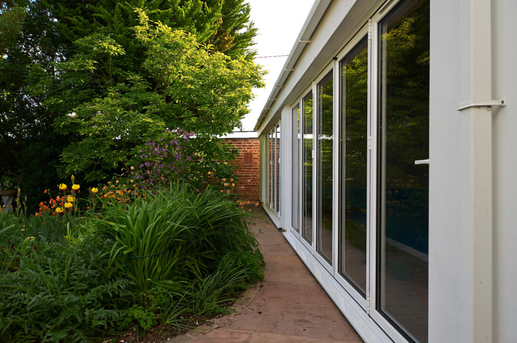 aluminium bi-folding doors Saffron Walden